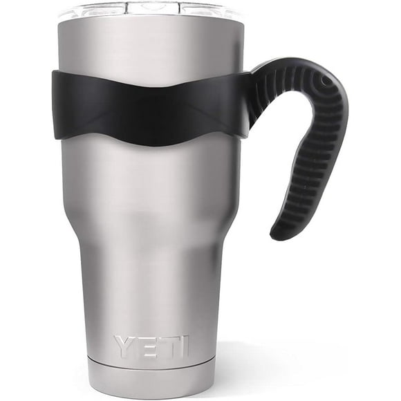 Changmaius Tumbler Handle for YETI Rambler Cup, Anti Slip Travel Mug Grip Cup Holder for Stainless Steel Tumblers, Yeti, Ozark Trail, Rtic,Sic and More Tumbler Mugs BPA Free ( 20OZ,30OZ)
