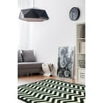thumbnail image 2 of Linon Elegance Chevron Polypropylene 5'x7'3" Rug in Charcoal and Ivory, 2 of 7