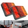 thumbnail image 2 of Trailer Tail Light Kits, LED Trailer Lights With DOT Approval Ideal For 12V Utility Trailer Truck RV Boat Snowmobile, 2 of 5
