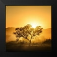 thumbnail image 2 of Flour, Piet 15x15 Black Modern Framed Museum Art Print Titled - Golden Sunrise, 2 of 5