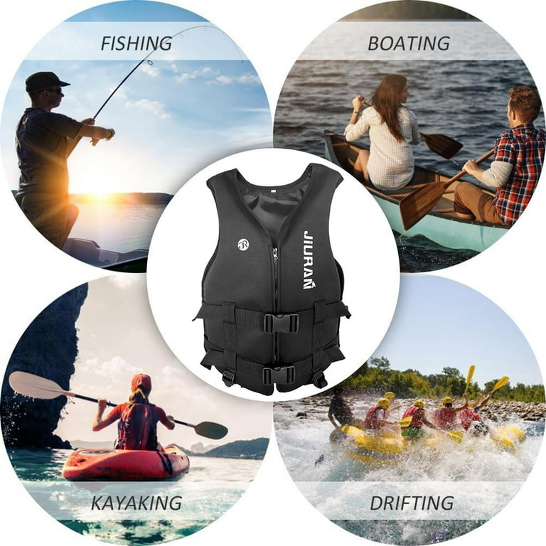 TureClos Summer Life Jacket Adult Buoyancy Vest Children Diving Training  Breathable Neoprene Buoyancy Life Vest 