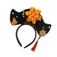 thumbnail image 4 of Diadema china con diseño de flor Hanfu, vestido elegante decorativo, diadema Floral, diadema Qing con pinza para el pelo antigua para accesorios para Estilo C, 4 of 8