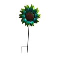 thumbnail image 2 of Estaca de jardín, decoración de jardín para exteriores, elegante arte de jardín campestre, flor de metal para Verde, 2 of 9