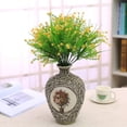 thumbnail image 5 of Artificial Flowers Babysbreath Fake Water Plants Bouquet 6 Bundle Fake Plants Wedding Bridle Bouquet Outdoor Home Office Christmas Decor (Red), 5 of 5