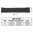 thumbnail image 2 of Bandas de toalla Uxcell, tamaño L 35-60 LBS, bandas de ejercicio antideslizantes, negras, 2 of 7