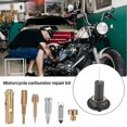 thumbnail image 2 of Motorcycle Carburetor Repair Kit Motorcycle Carburetor Piston Float Gasket Kit Compatible with Yamaha Virago 250, 2 of 5