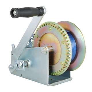 3200 Lb Manual Hand Winch With 32 Ft Cable - Dual Gear, Hand Crank For ATV, Boat, Trailer, Utility Pulling 4 thumbnail image