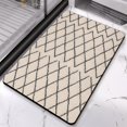 thumbnail image 5 of Experience Top-tier Comfort with our Non-Slip 20x32in Tribal Style Bath Rug Runner - Soft Luxury Microfiber, Easy to Clean Bathroom Rugs. Perfect for Tub and Shower!, 5 of 5