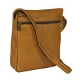 thumbnail image 3 of Le Donne Leather Vertical Flap Over Shoulder Bag H-149R, 3 of 5
