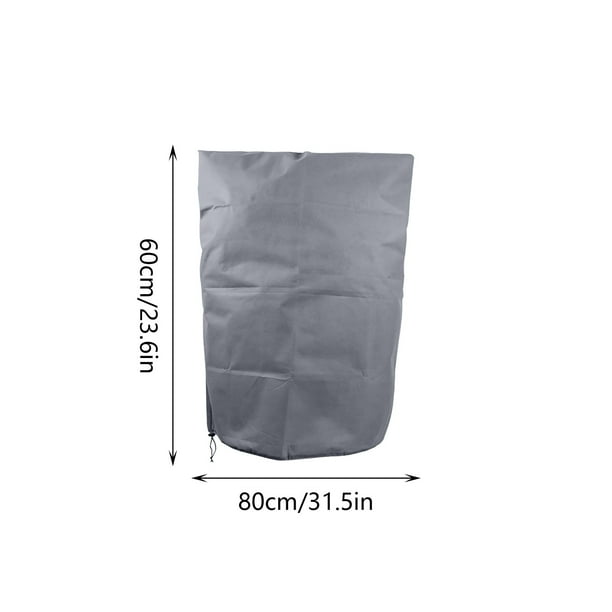 Protección Contra la Helada para Plantas Bolsa de Cubierta Cálida 80x120cm Pvc No Tejido para Árbol Arbusto Patio Jardín Invierno Mordida Escudo Del Tiempo Cubiertas de Jardín para Camas Elevadas