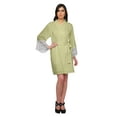 thumbnail image 4 of Moomaya Bride Getting Ready Shirt Cotton Short Robes For Women Bath Robe Girls, 4 of 6