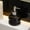 Black, variant on Elegant Ceramic Hand Soap Dispenser - 300ml Luxury Bottle for Bathrooms, Ideal for Soap, Shampoo, and Lotion