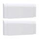 thumbnail image 1 of 2 cubiertas impermeables para enchufes de pared, elegantes y resistentes. Blanco, 1 of 9