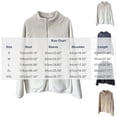 thumbnail image 3 of CHGBMOK Women Fleece Jacket Stand Collar Long Sleeve Full Zip Lightweight Coat Casual Loose Fit Outerwear with Pockets, 3 of 6
