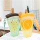 thumbnail image 4 of Straw Cup Cute Fruit Design Aislamiento Térmico Botella De Agua Con Correa Para El Hombro Hombro A Prueba De Fugas Contenedor De Agua Para Niños Al Aire Libre Niños seitruly HA026788-03, 4 of 6