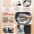 thumbnail image 6 of Barerun Women Men Wide Comfy Slippers Soft Barefoot Slip on House Shoes, 6 of 7