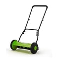 thumbnail image 2 of Memoryfield 16" Reel Lawn Mower, 5-Blade Push Mower with Adjustable Height, Lightweight, for Small to Medium Yards, Green, 2 of 7