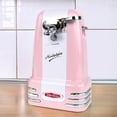 thumbnail image 2 of Nostalgia Retro Can Opener, Electric Can Opener with Built-in Knife Sharpener and Bottle Opener, Pink, 2 of 7