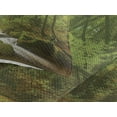 thumbnail image 3 of Ambesonne Green Quilted Coverlet 3 Pcs, Forest at Golitha Falls, King Size, Green Brown, 3 of 4