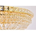 thumbnail image 6 of Tranquil 18 light Gold Flush Mount Clear Royal Cut Crystal, 6 of 7