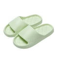 thumbnail image 7 of Womens EVA Slides Ultra Soft Lightweight Non Slip Green Slide Sandals for Home Bathroom Pool,Size 38, 7 of 7