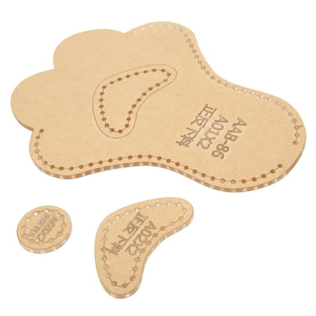 Leather Template, DIY Cartoon Cat 3PCS Acrylic Template Hand-Made
