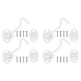 thumbnail image 1 of Bamboohart 4 Pcs Crochet et Œil de Verrouillage Robuste en Acier Inoxydable Épais pour Porte, 1 of 1