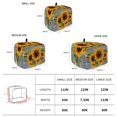 thumbnail image 6 of Toaster Cover 2 Slice, Sunflower Dustproof Bakeware Oven Protector with Top Hook, Modern Oil Painting Summer Botanical Waterproof Small Kitchen Appliance Toasters Dust Cover, 11"x6"x8", 6 of 9