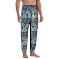 thumbnail image 4 of Kdxio Colorful Flowers Pattern Joggers,Sweatpants for Men with Pockets-3X-Large, 4 of 5