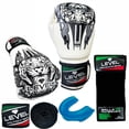 thumbnail image 1 of Guantes de Boxeo 14 Oz Onzas Level Kit con Vendas y Bucal Muay Thai Kick Boxing Mma Box con Malla Transpiracion Mod Tigre, 1 of 1