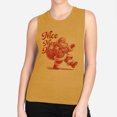 thumbnail image 2 of Santa Nice Nice Baby Women's Muscle Tank Small Antique Gold, 2 of 5