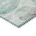 thumbnail image 3 of Addison Rugs Chantille Indoor/Outdoor Contemporary Abstract Teal Machine Washable Rectangle Rug, 5' x 7'6", 3 of 8
