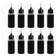thumbnail image 1 of Botellas de pegamento con punta de aguja de 30 ml, con aplicador de precisión, para pegamento, aceite líquido, manualidades, botellas de plástico, color negro, 1 of 8
