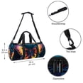thumbnail image 5 of Butterfly Size 17.7 inch Sports Bag with Interior Zipper Pocket - Travel Tote, Gym Bag, Basketball Bag - Large Capacity, 5 of 6