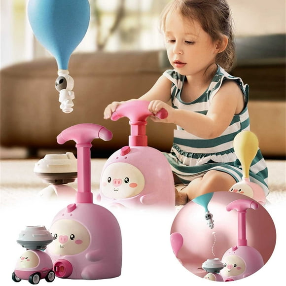 WIFKLSIIPG Toy Box for Boys Air Powered Racing Car Toy Kids to Go Vehicle Hit
