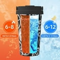 thumbnail image 5 of Gukieu Metallic Gears Print Insulated Coffee Cup, Portable Stainless Steel Vacuum Cup with Lid, Unisex, Suitable for Office, Cafe, Car, 5 of 8