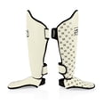 thumbnail image 4 of Espinilleras Fairtex SP5 Muay Thai para hombre, mujer y niños, color blanco, 4 of 5