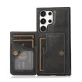 thumbnail image 6 of Card Slots Wallet Back Case for Samsung Galaxy S24 Ultra,Dteck Magnetic Leather Case Built-in 3 Cards Holder Pocket Case Kickstand Shockproof Cover,Black, 6 of 6
