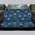 thumbnail image 6 of Pzuqiu Car Seat Covers Easy to Install Polyester, Compatible with Car Interiors Car Seats, for Trucks Sedans, Blue Floral Mandala, 6 of 10