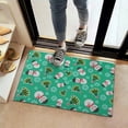 thumbnail image 2 of Green Christmas Snowman Pattern Door Rugs,Washable Non Slip Door Mats Indoor,Decorative Door Mats,Entry Mat Indoor for Entrance,Bedroom,Kitchen,Bathroom,16"x24", 2 of 6