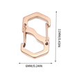 thumbnail image 5 of Nsxcdh Necklace Shortener Bracelet Buckle Stainless Steel 0.43x0.24x0.08in 6PCS Adjustable User-Friendly Easy Jewelry Making Repairs Accessories Christmas Gifts for Grandkids and Women, 5 of 9
