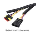thumbnail image 3 of Alex Tech 25ft - 1 inch Split Wire Loom Tubing Wire Conduit - Black, 3 of 4