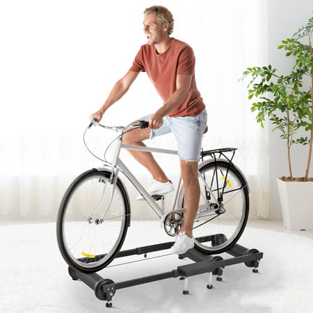Indoor Cycling Roller Bike Trainer - Black