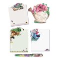 thumbnail image 1 of Lissom Design W28042 Enchanted Garden 5 Piece Sticky Notepad Pen Set, 1 of 1