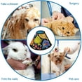 thumbnail image 4 of Collier de Récupération Doux pour Chat et Chien Papillon Animal de Voyage en Mer Cône Ajustable Guérison après Chirurgie pour Chiot, 4 of 7