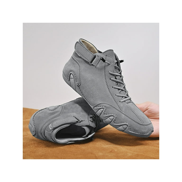 Gray shoe booties deals