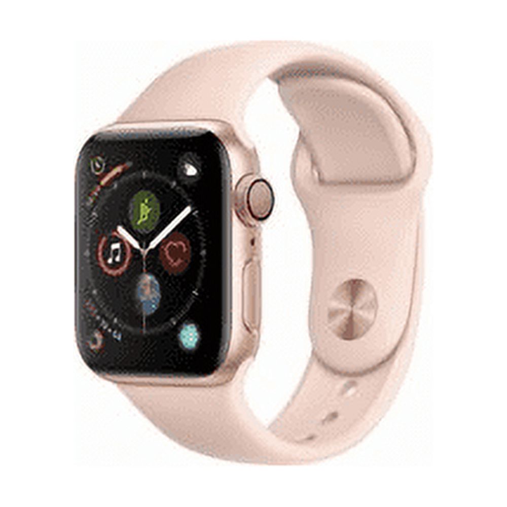 Restored Apple Watch Series 4 (GPS) - 40 mm - Gold Aluminum - Smart Watch - 16 GB - Wi-Fi, Bluetooth - 1.06 oz. Demo (Refurbished) - image 2 of 3