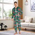 thumbnail image 3 of joogoo Christmas Bows Unisex Adults Onesies Pajamas Jumpsuits L, 3 of 7