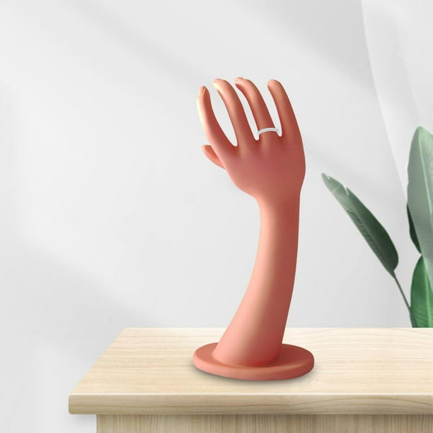 Modelo de exhibición de Mano falso Colco para brazalete reloj joyería Rosado