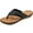 Black, variant on Ablanczoom Womens Sandals: Arch Support Flip Flops for Women Slides Shoes
